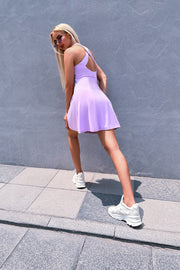 Serena Dress Bright Lilac