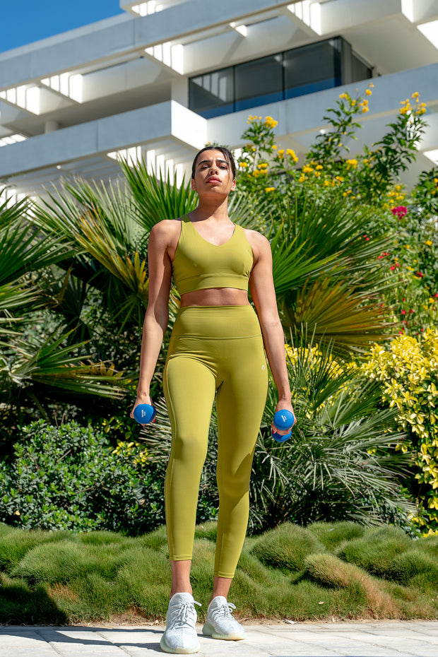 Lime Green Sports Bra – Bunnye Activewear