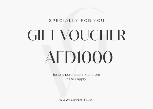 Bunnye Gift Card 1000 AED